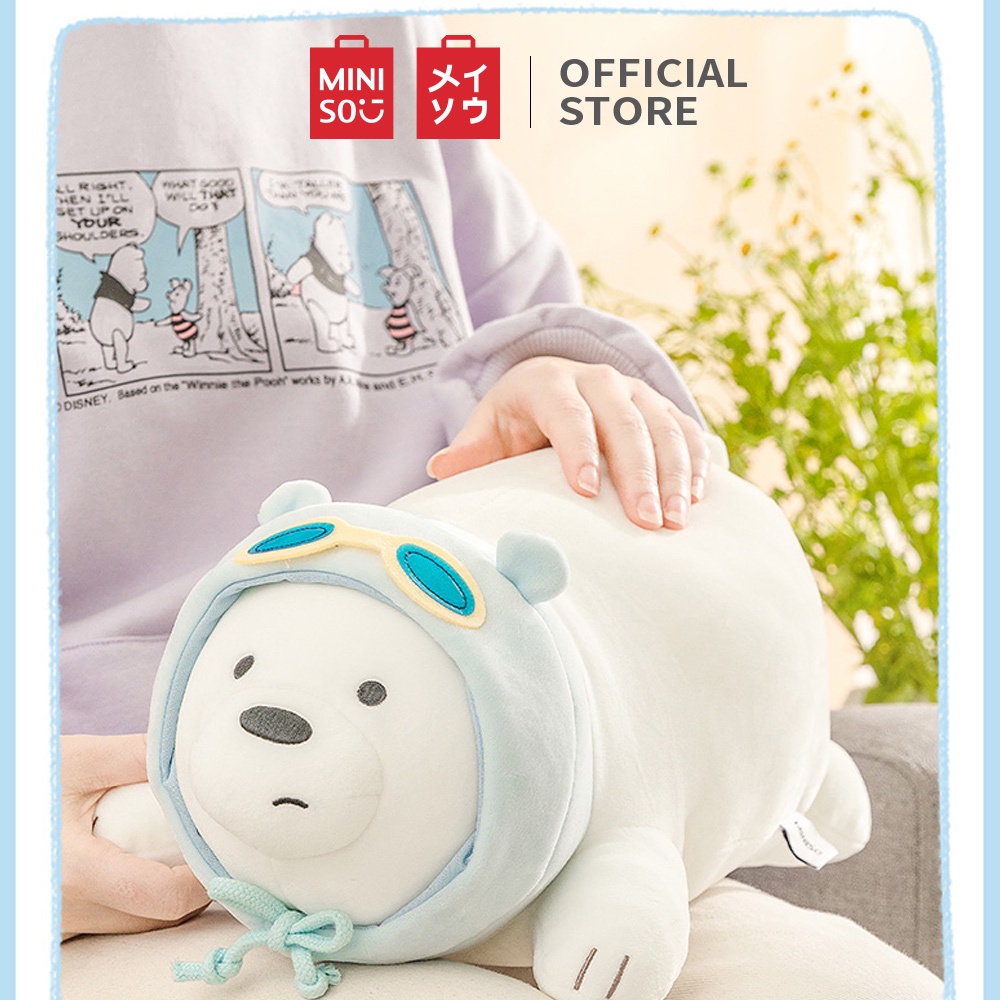 [Mã LIFECPMALL giảm 12% đơn 250K] Đồ chơi gấu bông We Bare Bears x MinisoThú nhồi bông Búp bê tư thế nằm sấp