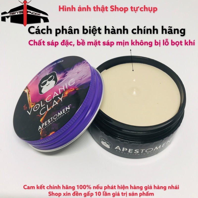 "Cam Kết Chính Hãng" Combo Sáp vuốt tóc Volcanic Clay + Xịt Cosa nostra