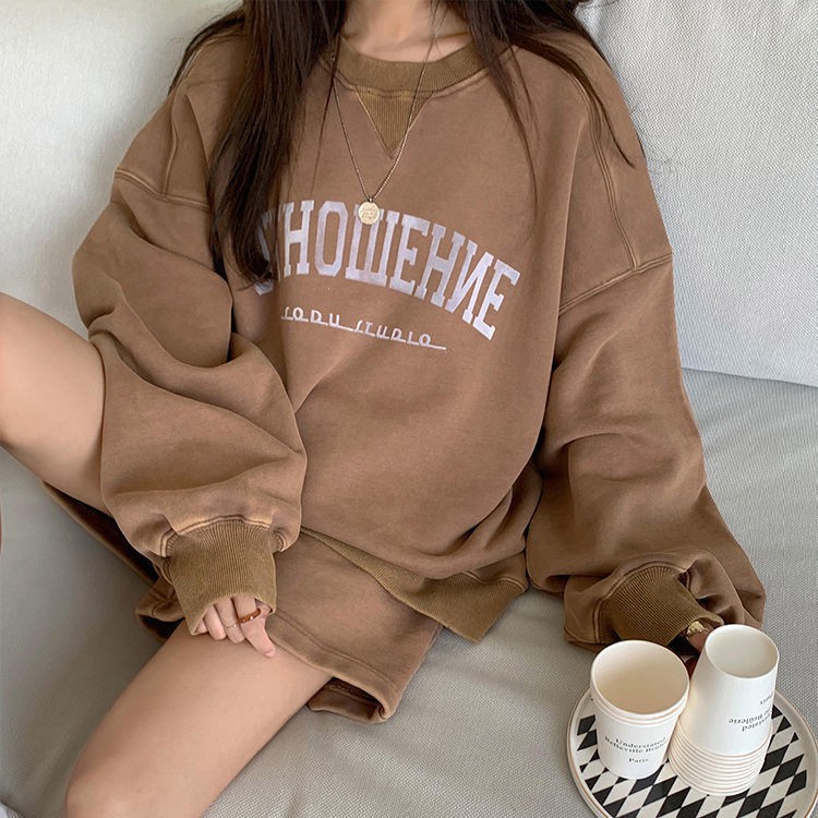 Set áo không tay cổ tròn + quần short lưng cao ống rộng 15 ngày thời trang phong cách Hàn Quốc cho nữ