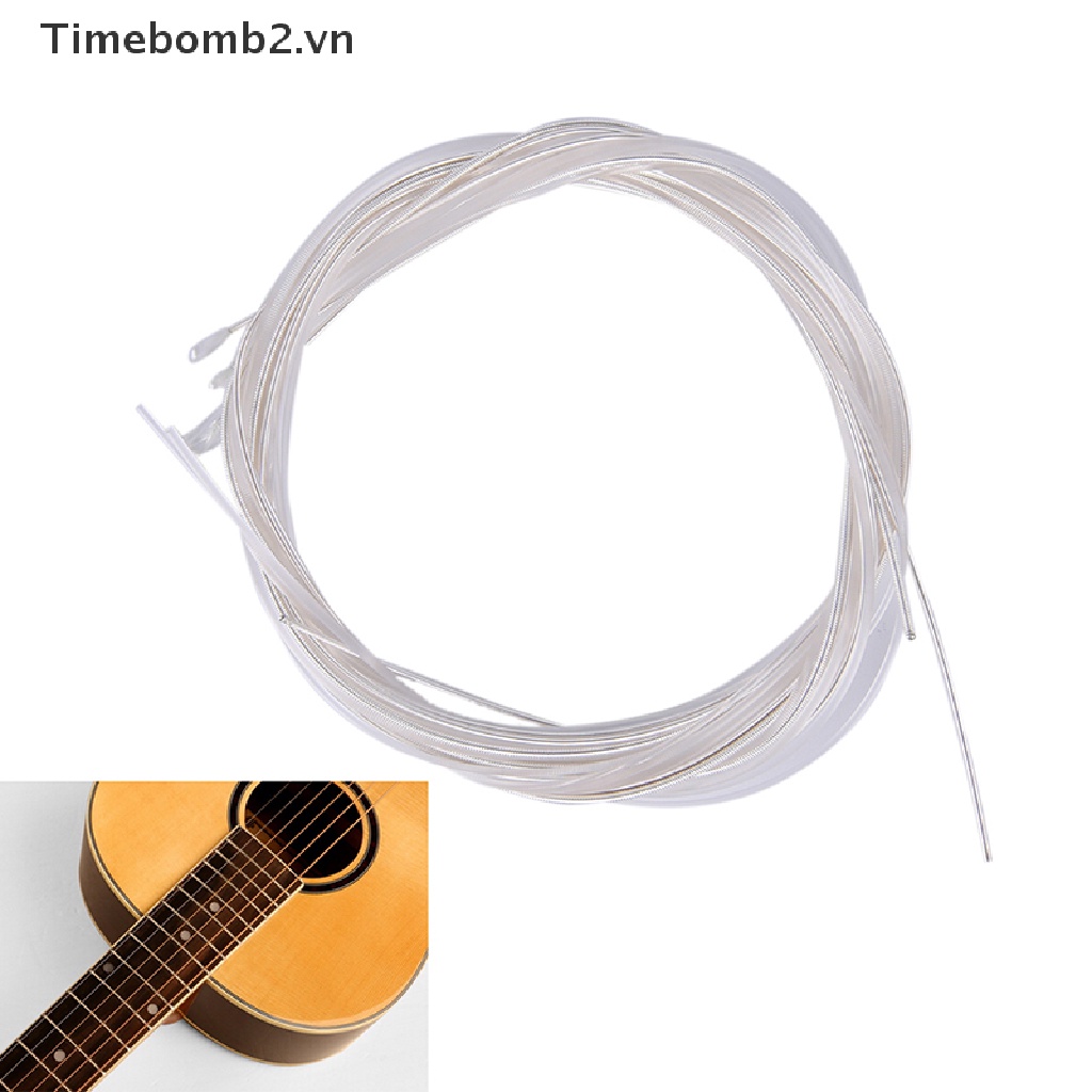 Bộ 6 Dây Đàn guitar Mạ Bạc Siêu Nhẹ