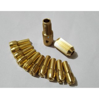 Bộ 10 Đầu Kẹp Mũi Khoan Trục 2mm