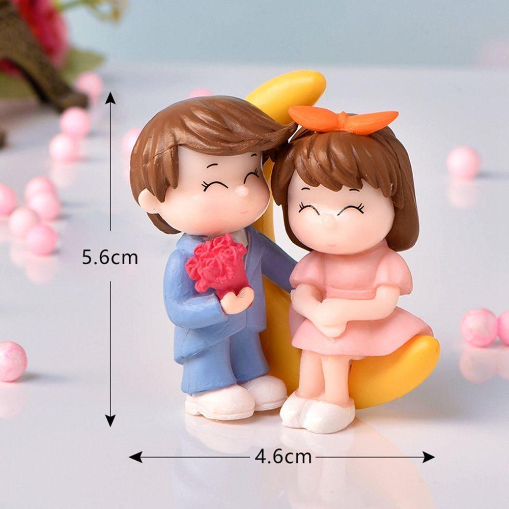 Mô Hình Cặp Đôi Lãng Mạn Mini Trang Trí Vườn Cây