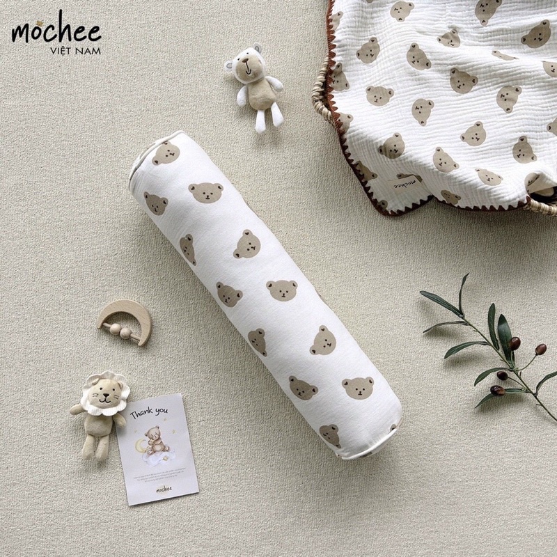 MOCHEE - GỐI ÔM MUSLIN CAO CẤP CHO BÉ