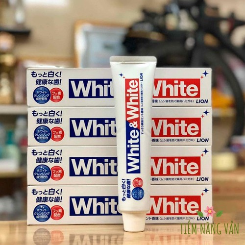 Kem đánh răng White and White Lion 150g [Hàng nội địa Nhật]