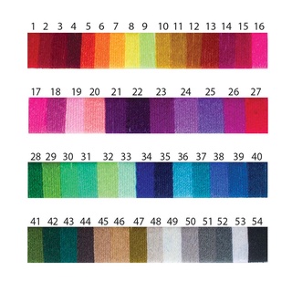 Len đan móc, thêu nổi, thêu xù, tufting thảm handmade kích cỡ 2mm - 3 ply chất lượng cao, đa năng