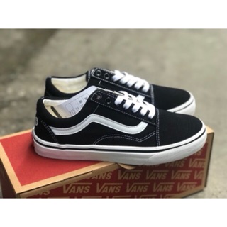 Giày thể thao sneaker 𝐕𝐀𝐍𝐒 𝐎𝐋𝐃 𝐒𝐊𝐎𝐎𝐋 đen VNXK