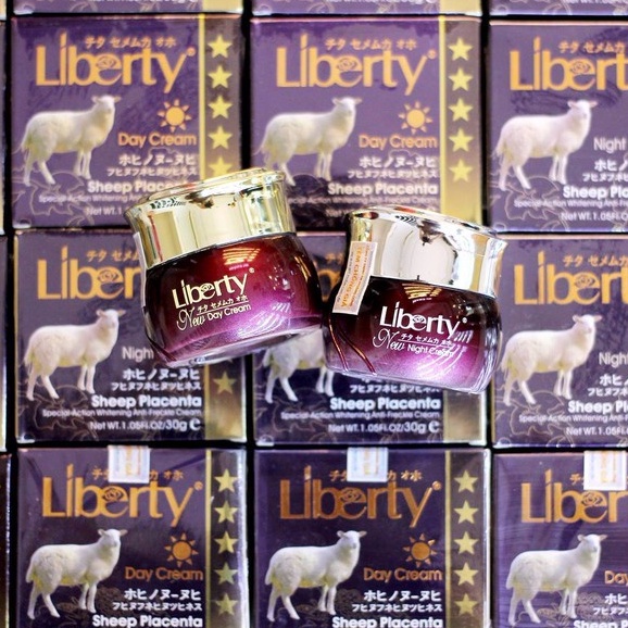 Kem dưỡng trắng da Liberty Nhau Thai Cừu .