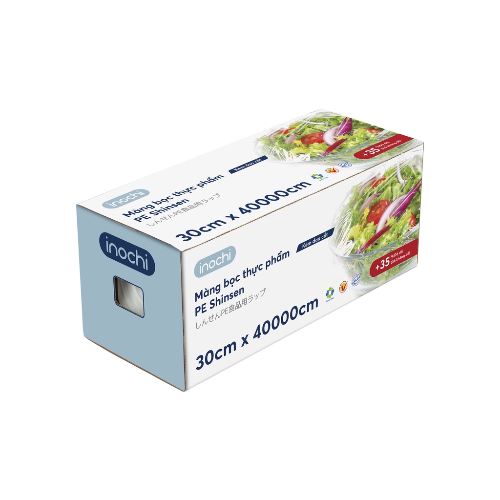 Màng bọc thực phẩm PE Shinsen 30cm x 3500cm, 30cm x 10000cm