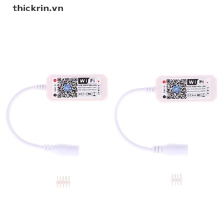 Dây đèn led dc5v 12v 24v kết nối bluetooth wifi rgbw android ios app