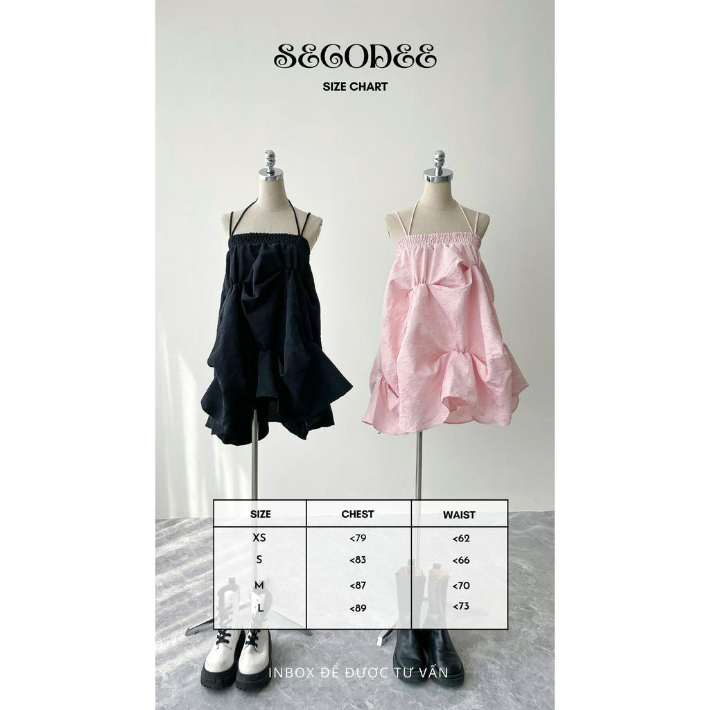 Đầm,Váy Trễ Vai Cổ Vuông Tay Bồng Siêu Xinh | KARI  Dress | Secodee