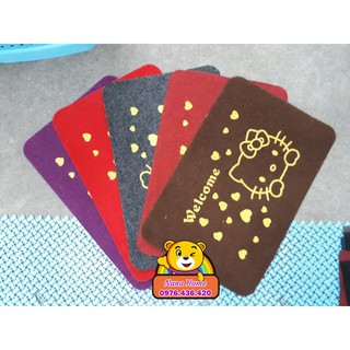 Thảm lau chân hình kitty