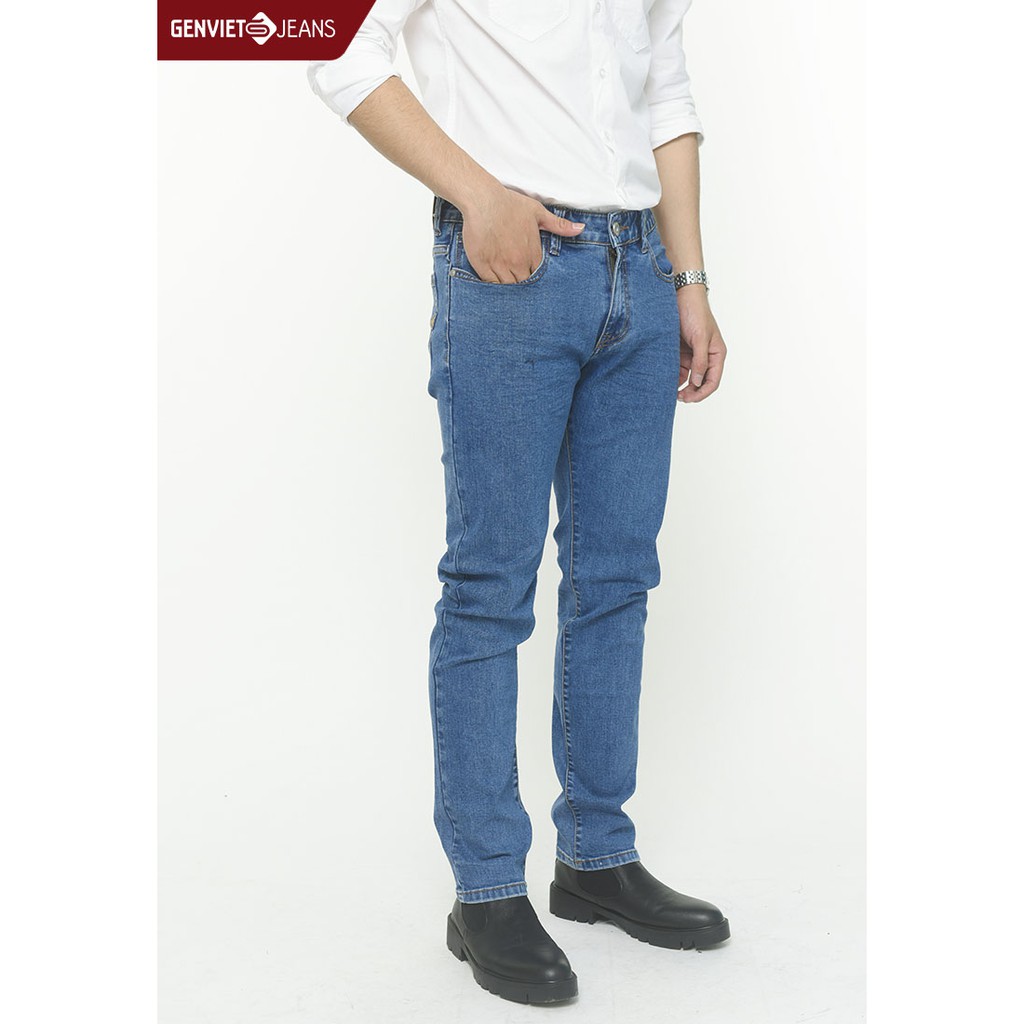 Quần dài jeans nam D1103J701 GENVIET | BigBuy360 - bigbuy360.vn