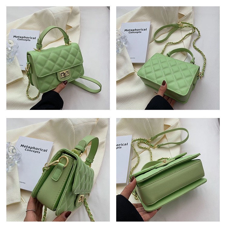 Túi xách nữ đeo vai đeo chéo xách tay trần chỉ sang chảnh form cứng cáp hàng QC 5003 có ảnh thật