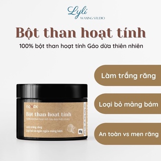 Bột than hoạt tính trắng răng gáo dừa thiên nhiên Nowax không hại men răng