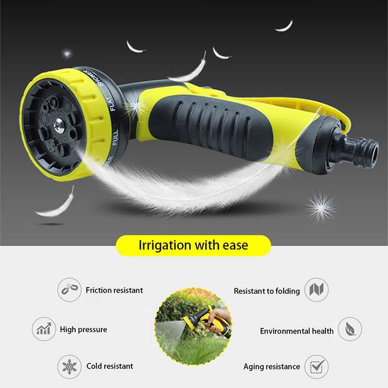 Bộ vòi phun nước BLALION dùng rửa xe/tưới vườn đa năng bằng kim loại