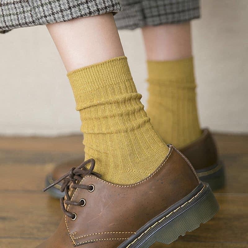 Sét 10 đôi tất cao cổ hàn quốc