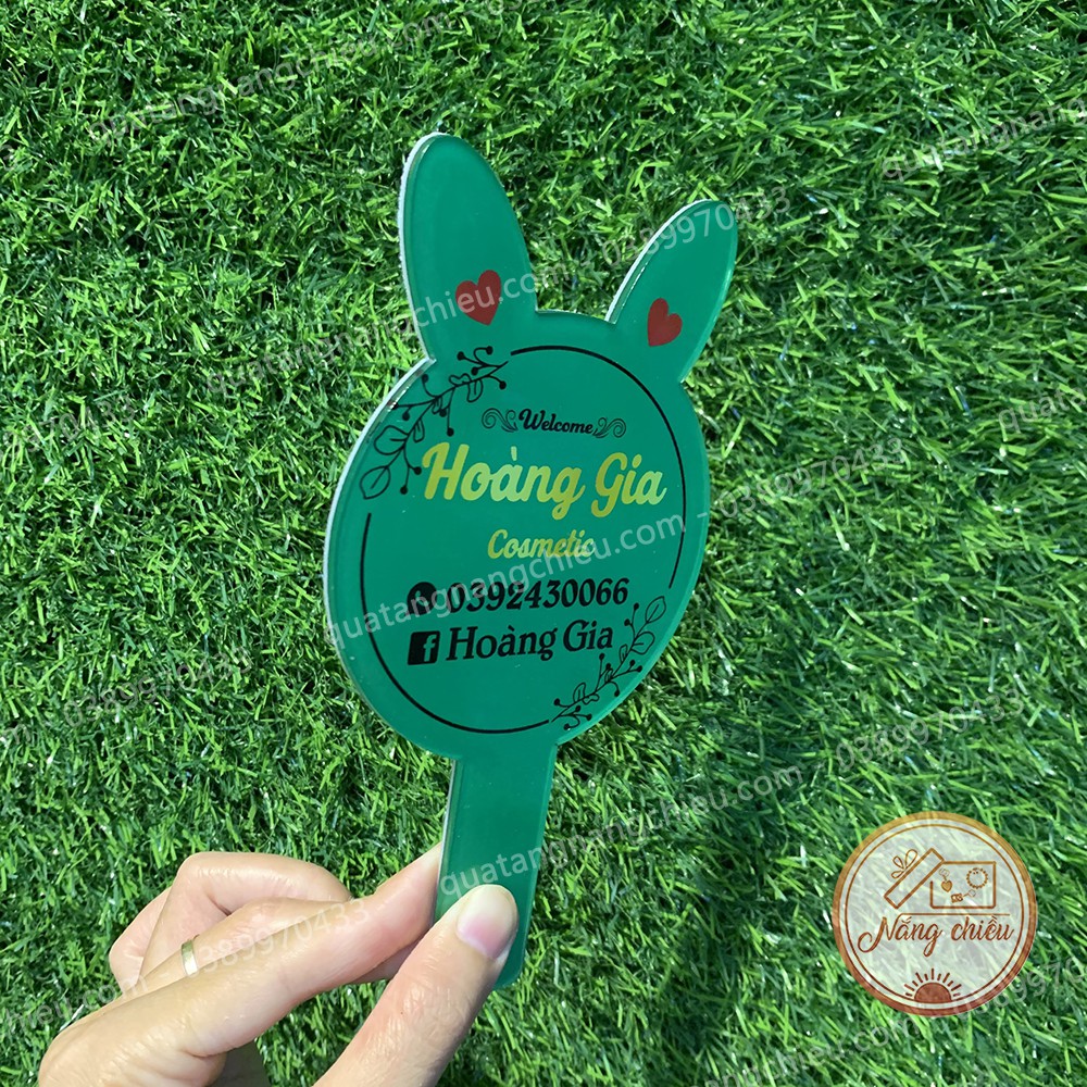 Bảng hiệu tai thỏ dành cho shop bán mỹ phẩm ,  Free thiết kế theo mẫu có sẵn