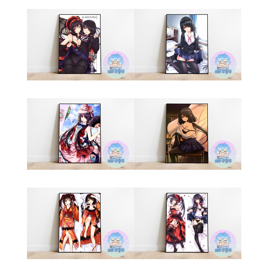 TRANH POSTER A3 TOKISAKI KURUMI (6) ANIME MANGA DATE A LIVE CHẤT LIỆU GIẤY CAO CẤP - 2D TỘC SHOP