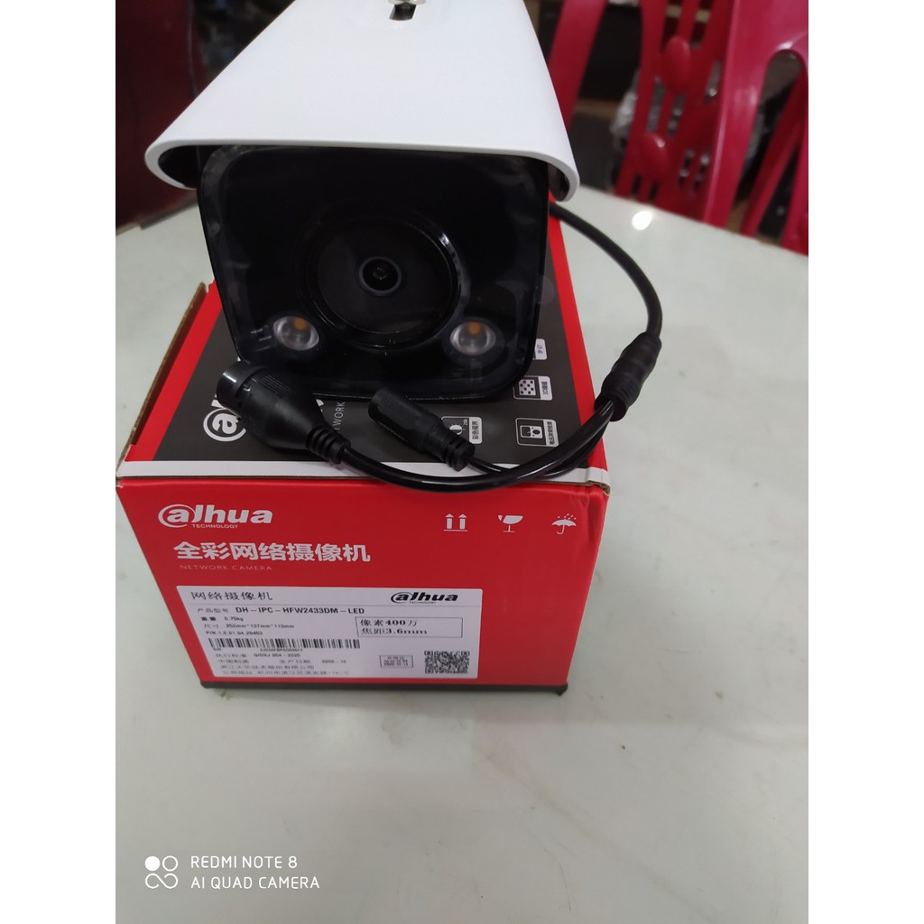 KHO BUÔN-CAMERA DAHUA 4.0 2433DM-LED CÓ MÀU BAN ĐÊM