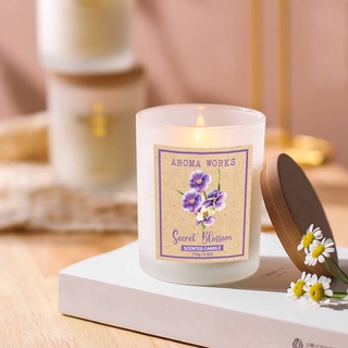 Nến thơm phòng Aroma Works tinh dầu thiên nhiên không khói 170g