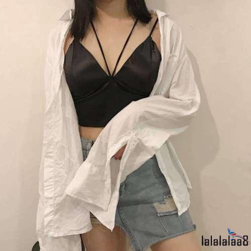 Áo croptop 2 dây thời trang quyến rũ cho nữ