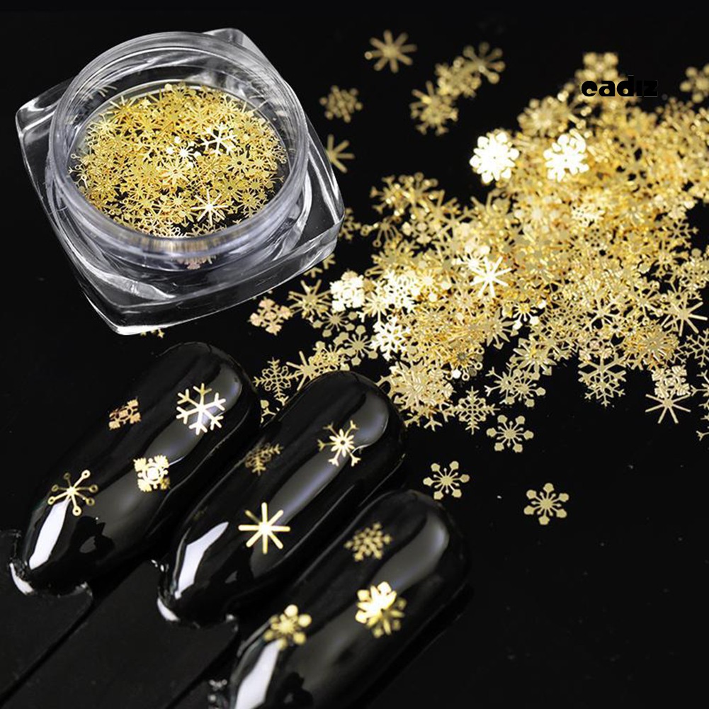 [Hàng mới về] Phụ Kiện Dán Trang Trí Móng Hình Bông Tuyết