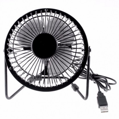 [LOẠI LỚN-20CM] Quạt lồng sắt làm mát nguồn USB (loại lớn 819) Đen & Xanh, Quạt để bàn mini siêu mát 3 cánh to, quạt USB | BigBuy360 - bigbuy360.vn