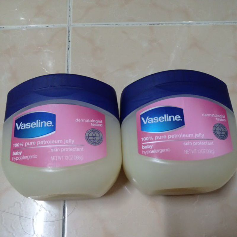 Dưỡng ẩm Vaseline baby hypoallergenic &amp; Original Healing Jelly 368g &amp; 49g