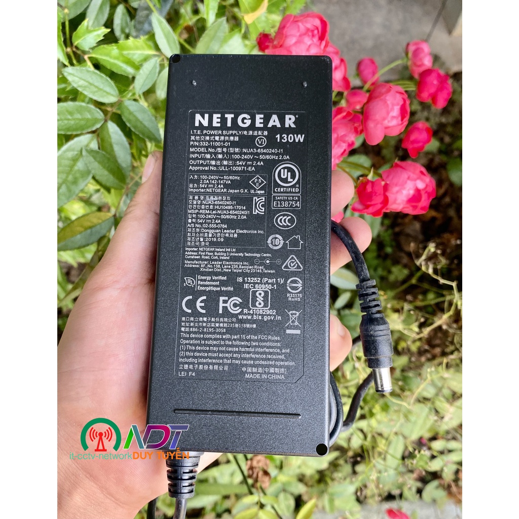 ✅ Nguồn Adapter 54V 2.4A Netgear 130W Chính hãng , Bộ chuyển đổi nguồn NUA3-6540240-I1