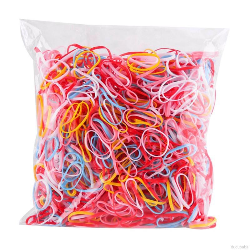 Set 4000 dây thun dùng một lần họa tiết dễ thương bắt mắt sành điệu