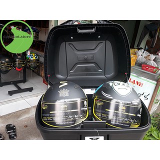 Thùng Givi E43N 43L - Chính Hãng ĐỒ PHƯỢT STORE - Thùng Vuông Sau Xe Máy, Cốp Đựng Đồ