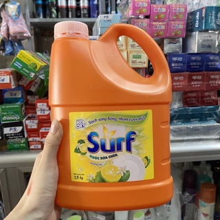 Nước rửa chén Surf hương tắc dịu nhẹ 1.5kg
