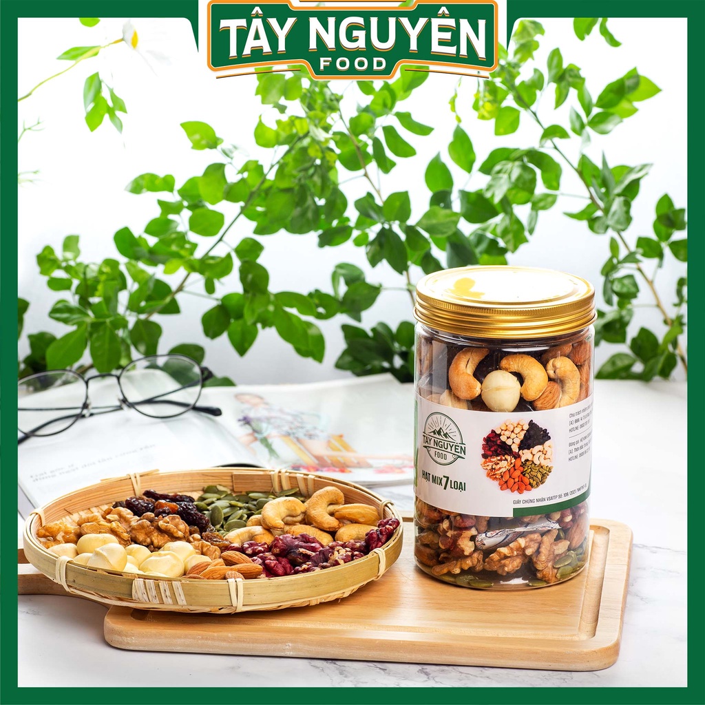 Hạt mix 7 loại siêu hạt Tây Nguyên Food