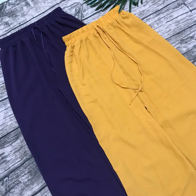 Quần ống rộng ( KÉO qua xem màu và ảnh thật. chất xốp thái. sỉ trên 3 cái giá 55k) | BigBuy360 - bigbuy360.vn