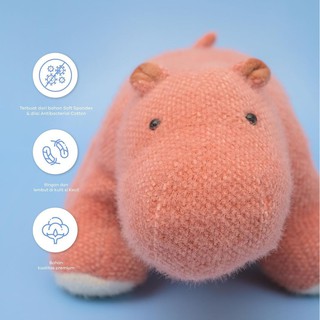 Thú Nhồi Bông Hình Hà Mã / Hà Mã Kháng Khuẩn Cho Bé