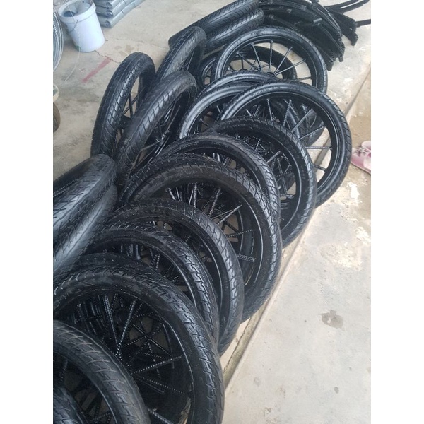 Bánh Xe Niền Đen Ba Gác Kéo 275-17 ,300-19,  Xăm Xe Ba Gác Hàn, Niền 12 li siêu cứng