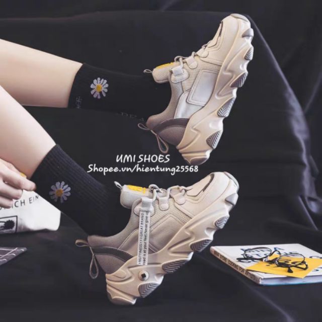 [HOT 2020] Giày thể thao nữ ulzzang đẹp mã FASHION5 nâng đế cao 5cm 2 màu xám/xanh hot mới năng động cá tính trẻ đi học | BigBuy360 - bigbuy360.vn