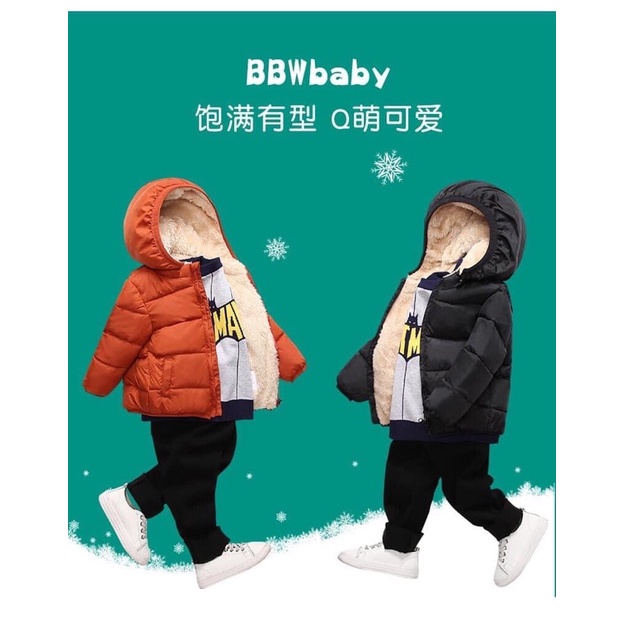 Áo phao lót lông cho bé