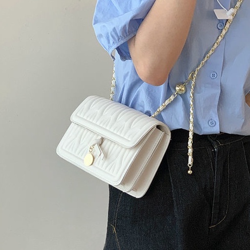 Túi Đeo Chéo Hình Vuông Cỡ Nhỏ Phong Cách Hàn Quốc Thời Trang Cho Nữ