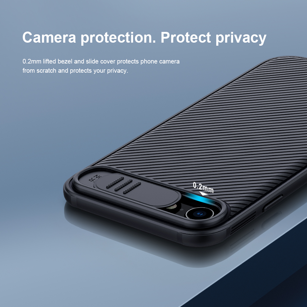 Ốp Điện Thoại Nillkin CamShield Pro Cho iPhone SE 2020 / 8 / 7 Bằng PC Cứng Thiết Kế Nắp Trượt Camera Bảo Vệ Sự Riêng Tư