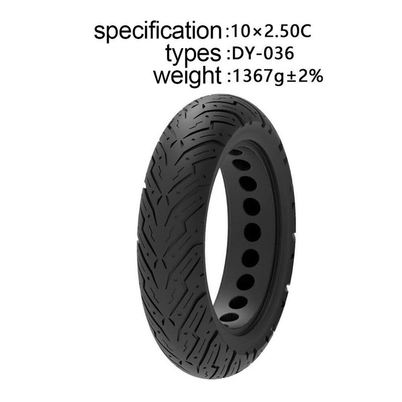 Durable Scooter Tyre Anti-Explosion Tire Solid Tyre for Ninebot Max G30 Electric Scooter