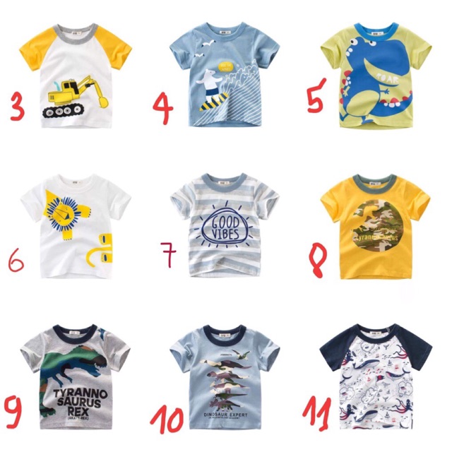 Áo phông 27 Kids cho bé (Mẫu 7 - 11)
