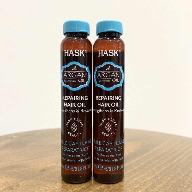 Dầu dưỡng tóc Hask Argan oil from Morocco phục hồi tóc bóng khoẻ, giúp tóc mềm mại mượt mà vào nếp 18ml