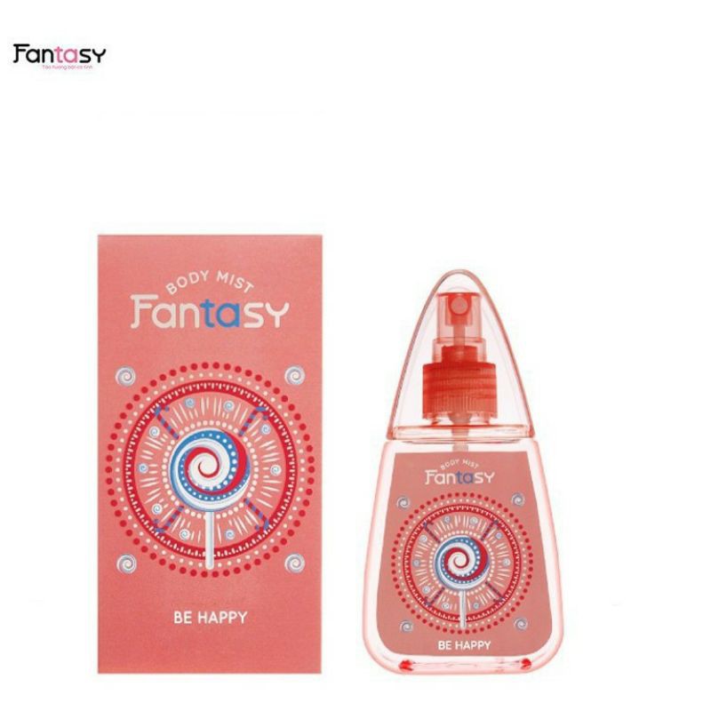 (60ml-5 màu) Nước hoa Body Mist Fantasy