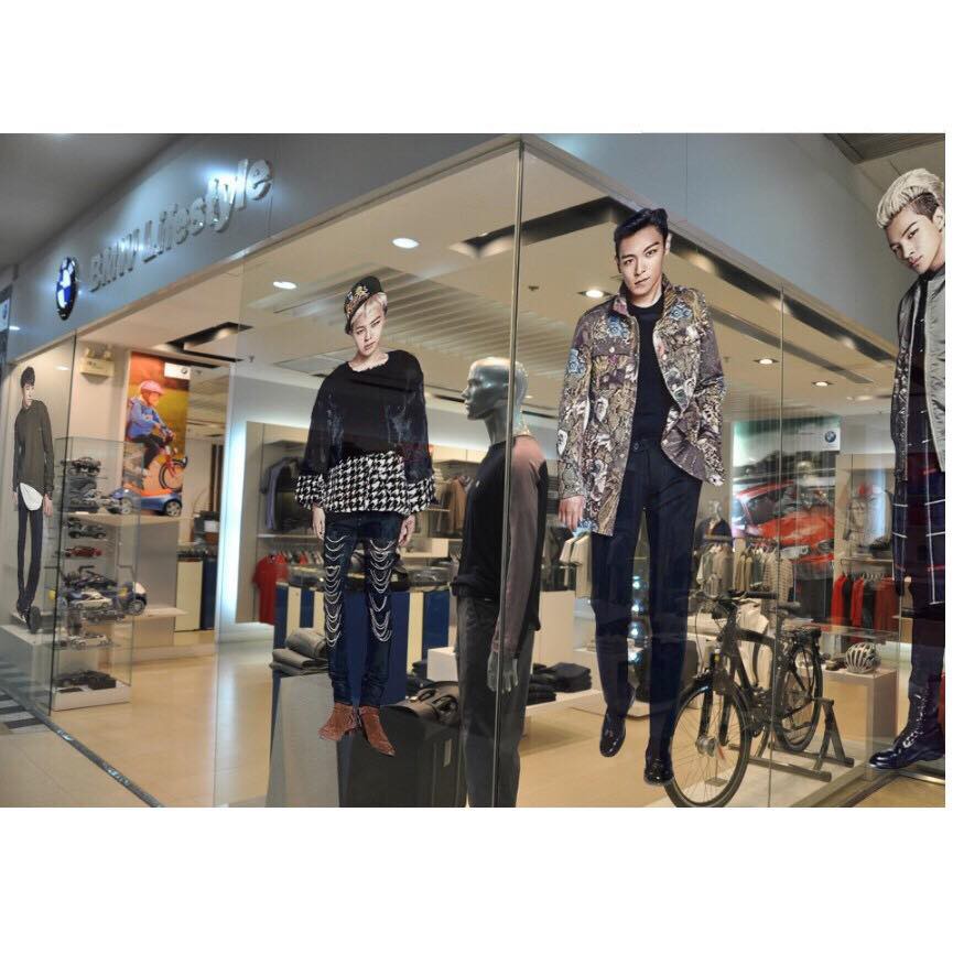 Decal trang trí tường nhóm nhạc nổi tiếng xứ Hàn BIG BANG