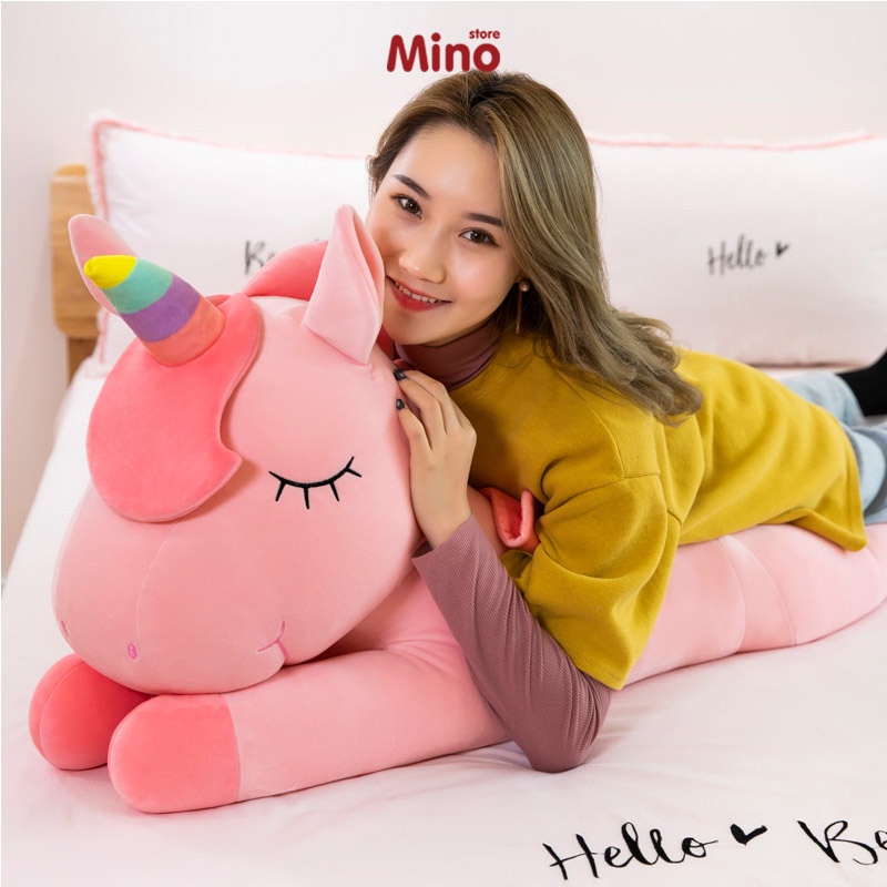 Gấu Bông Gối Ôm Ngựa Pony Cao Cấp Mino TH27