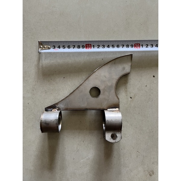 Bánh lái nước inox ống 34mm máy xăng dàng cầu đuôi tôm