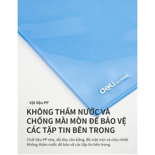 Combo 3 túi đựng hồ sơ Deli E5506