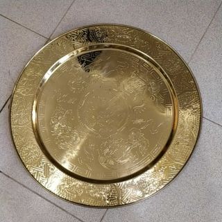Mâm đồng trạm thủ công