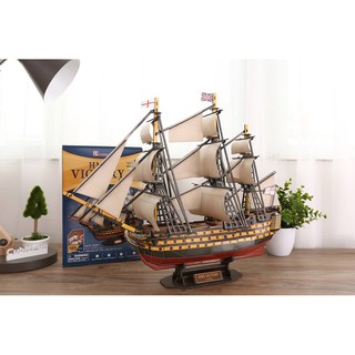 Mô hình giấy 3D CubicFun - HMS Victory - T4019h